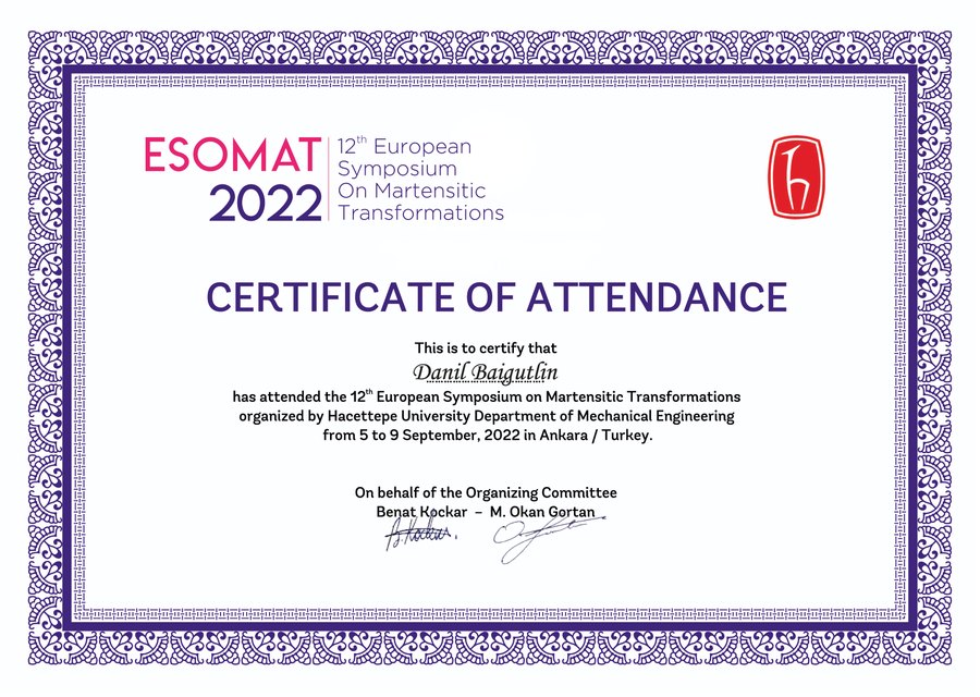 ESOMAT: European Symposium on Martensitic Transformations